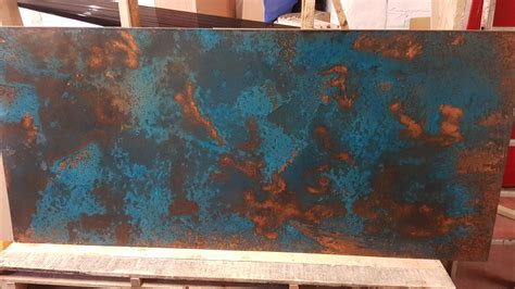 distressed sheet metal|distressed patina color copper sheet.